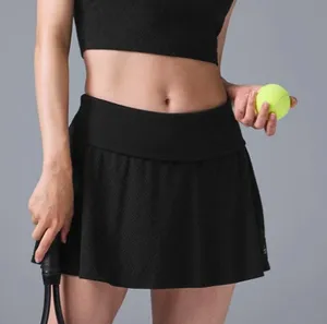Alo Yoga Doubles Only Knit Black Athletic Tennis Skirt Size S thumbnail 1