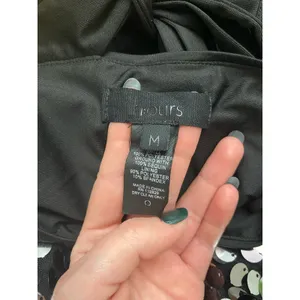Revolve h:ours Darrell Mini Dress in Black Galaxy‎ Size M thumbnail 2
