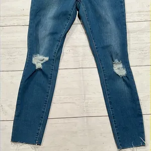 Pacsun high rise ankle skinny button up jeans thumbnail 2