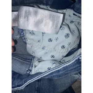 Pilcro The Icon Flare Jeans 29 Medium Blue Denim High Rise Anthropologie Distres thumbnail 6