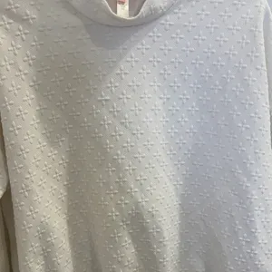 Hutch x Maxey Greene Textured Mock Neck Pullover Sweatshirt Cream Size Small thumbnail 3