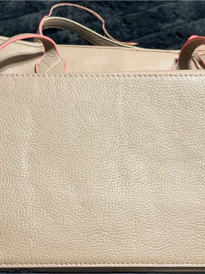 Lodis Beige Tote with Pink Trim Tan thumbnail 9