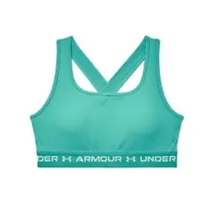 Under Armour EUC XS Crossback Sports Bra Racerback Teal Workout Gym Med Support thumbnail 2