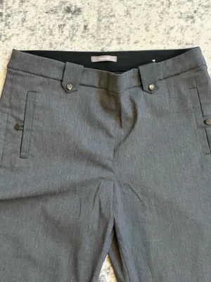 Maurice’s gray slim fit dress pant, stretch waist size medium regular thumbnail 2