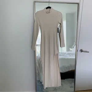 Amanda Uprichard Secora Long Sleeve Turtleneck Maxi Dress thumbnail 2