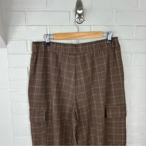 A New Day Plaid Baggy Cargo Tapered Trouser Pants Size 12 thumbnail 10