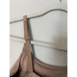 Woxer Luxe Icon Stretch Modal Adjustable Bralette Sz S Nude NEW thumbnail 5