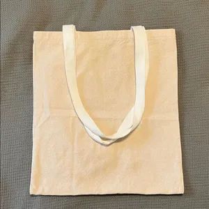 Outdoor Voices Beige Tote with Blue Text thumbnail 2