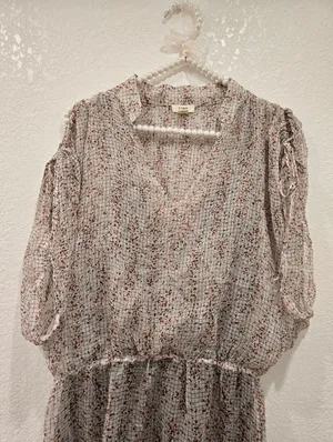Anthropologie TINY Silk midi Dress Small thumbnail 5
