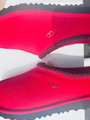DEADSTOCK UGG Tasman II Slippers Kids 6/Womens 8 Strawberry Sorbet Samba Red♥️🔥 thumbnail 10