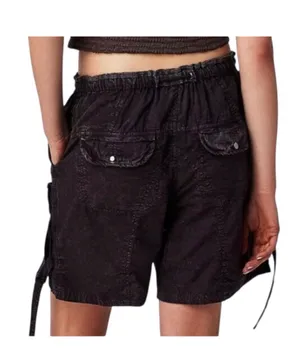 Angel Kiss Acid wash shorts thumbnail 2