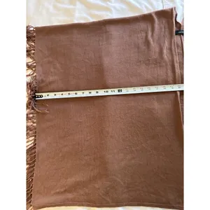 Forever 21 Poncho Open Front Fringe Boho Earthy Gilmore Girls Preppy Brown Fall thumbnail 5