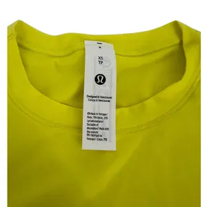 Lululemon Wundermost Ultra-Soft Nulu Cropped T-Shirt Daisy Glow XS thumbnail 4