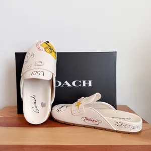 NWT Coach Sculpted C Clog With Sketch Print size US5 thumbnail 3