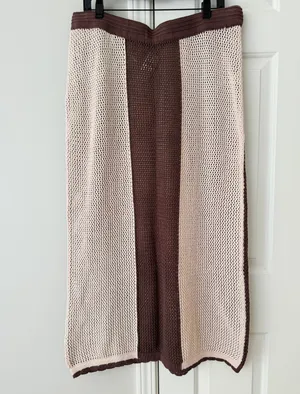 Anthropologie Mahila Crochet Midi Skirt, Size XL thumbnail 6