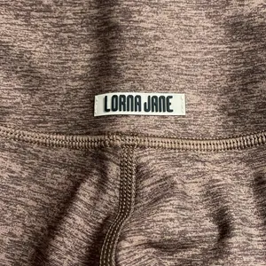 💙💖 Lorna Jane Thermo Tech‎ High Fold Leggings in Chocolate Marl thumbnail 6
