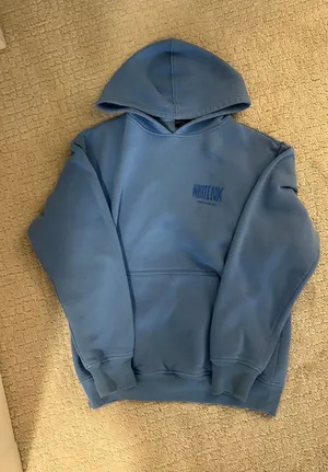 Blue oversized hoodie thumbnail 1