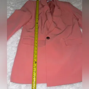 STEVE MADDEN Double Breasted Blazer suit jacket PEACH ROMANCE XSmall thumbnail 4