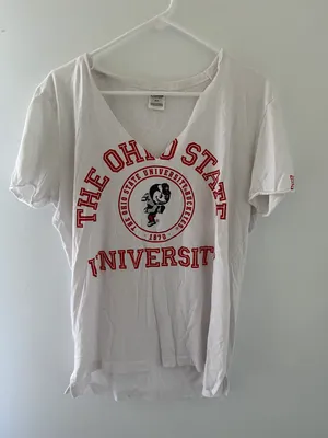 Victoria's Secret Pink ohio state white shirt thumbnail 1