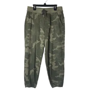 Prana Sage Green Camo Hemp‎ Blend Cozy Up Ankle Pants Joggers Size XS thumbnail 3