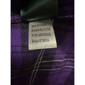 Lauren Ralph Lauren Nightgown Womens Large Plaid Flannel Crest Sleepshirt thumbnail 6