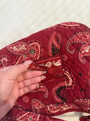 Vera Bradley Red Paisley Bag thumbnail 3