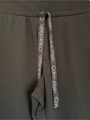 Calvin Klein Reconsidered Comfort Sleepwear Lounge Jogger Black Pants Size XS thumbnail 5