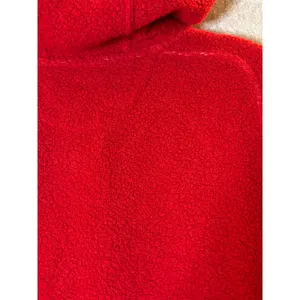 Outdoor Voices MegaFleece Snap Up Hoodie XL Red Wool Blend Fleece Pullover thumbnail 8