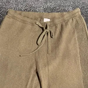 Womens M Auden Sleepwear Olive green fine-gauge knit loungewear set thumbnail 5