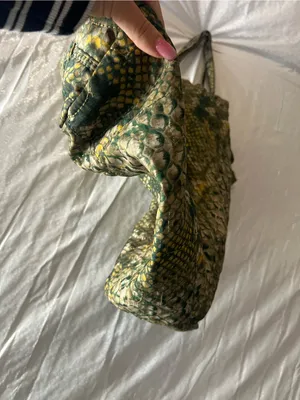 Marc by Marc Jacobs Green Multi Snake Print Pretty Nylon Tate Tote thumbnail 5