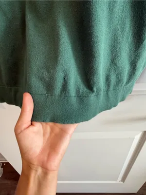 J. Crew Teal Green Lightweight Crewneck Sweater thumbnail 4