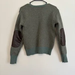 Lauren Ralph Lauren Women's Faux Leather Trim Wool Blend Sweater Equestrian‎ SP thumbnail 7