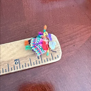Vintage Dolly Guatemalan Brooch thumbnail 2