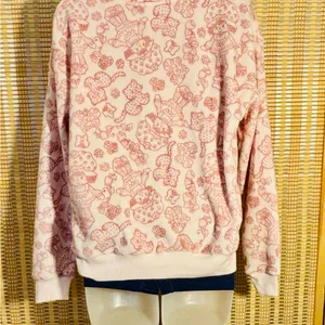Strawberry Shortcake fuzzy soft quarter zip fleeced sweater pullover sweatshirt thumbnail 7
