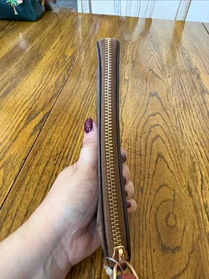 Coach Kittens in mittens Brown Signature Wristlet thumbnail 9