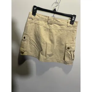 Princess Polly Beige Cargo Mini Skirt Khaki Utility Y2K Size‎ US 4 thumbnail 4