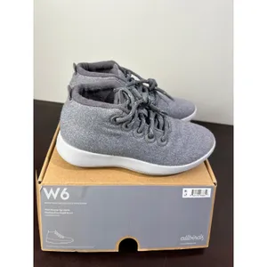 NIB Allbirds Wool Runner-Up Mizzle Grey Water-Repellent Sneakers Size 6 thumbnail 9