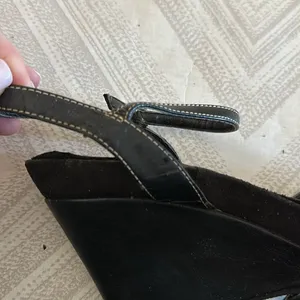 A2 Women’s Black Strappy Wedge Sandals - Size 10 thumbnail 6
