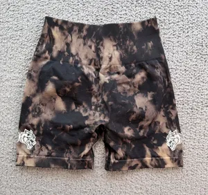Darc Sport Bleached Tie Dye Seamless Biker Shorts Womens S 116 of 500 Limited thumbnail 1
