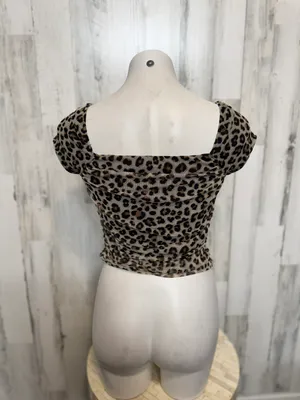 Cheetah Crop Top Multi Size M thumbnail 6