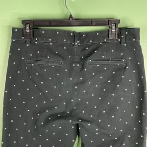 GAP Signature Skinny Ankle Geo Print size 10 Black and White thumbnail 10