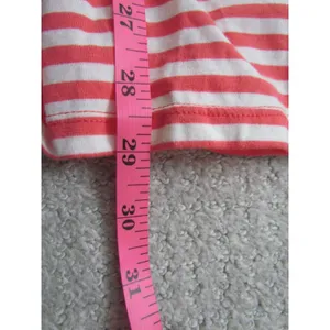 NWT Express Strapless Dress Medium Coral Striped‎ Ruched Summer Sun Dress thumbnail 4