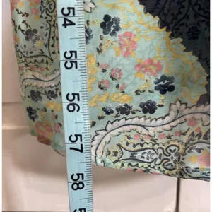 Lily Rose Paisley Chiffon Cold Shoulder Maxi Dress NWT Sz M Lined Ruffle thumbnail 5