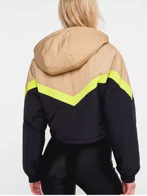 Urban Outfitters Women’s iets frans Puffer Batwing Sherpa Jacket Zip Up‎ Size M thumbnail 2
