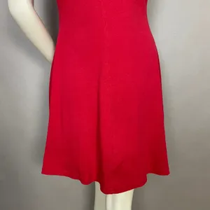 Vintage 90s Mini Dress Hook and Eye Front Retro Sleeveless A-Line Scoop Neck thumbnail 7