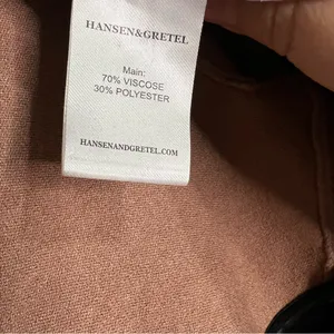 Hansen & Gretel‎ Revolve Long-Sleeve Open Back Tie Back Terracotta Crop Top thumbnail 6