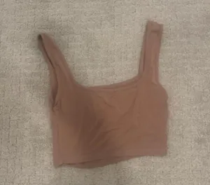 Brown Soft Cropped Tank thumbnail 2