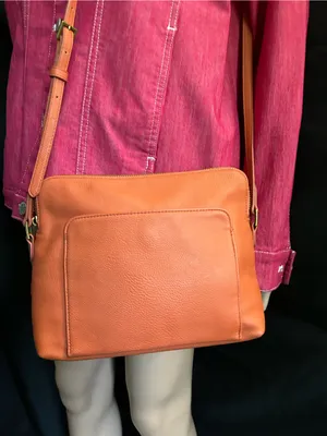 Universal Thread Women's Compact Orange Crossbody Shoulder Bag Purse thumbnail 3