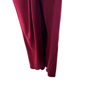BHLDN Rossi Crepe Maxi Dress Burgundy Off Shoulder Formal‎ Wedding Guest 4 thumbnail 9