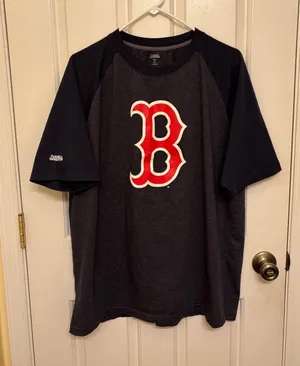 Boston Red Sox Stitches Navy Blue Casual MLB T-Shirt thumbnail 1
